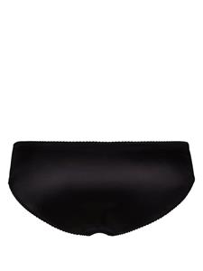 dolce&gabbana Dolce & Gabbana Slip met contrasterende afwerking - Zwart
