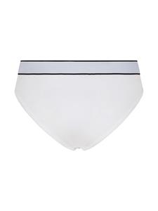 dolce&gabbana Dolce & Gabbana Slip met logo tailleband - Wit