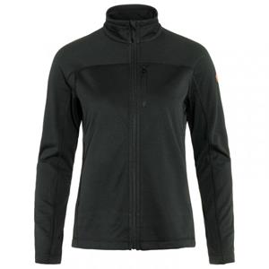 Fjällräven  Women's Abisko Lite Fleece Jacket - Fleecevest, zwart