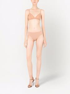 dolce&gabbana Dolce & Gabbana Slip met jacquard - Roze