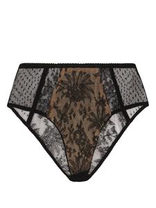 dolce&gabbana Dolce & Gabbana Slip met tule - Zwart