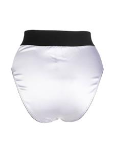 dolce&gabbana Dolce & Gabbana Satijnen slip - Wit