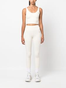 sporty&rich Sporty & Rich Tanktop met logoprint - Beige