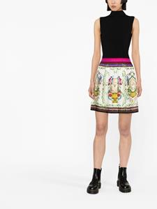 versacejeanscouture Versace Jeans Couture Mini-rok met print - Wit