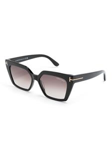 tomfordeyewear TOM FORD Eyewear Winona zonnebril met cat-eye montuur - Zwart