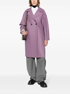 Harris Wharf London double-breasted buttoned wool coat - Roze