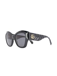 guccieyewear Gucci Eyewear GG0808S zonnebril met oversized montuur - Zwart