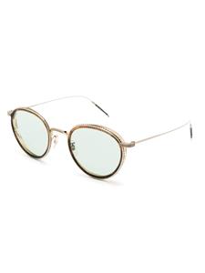 oliverpeoples Oliver Peoples TK-8 zonnebril met rond montuur - Bruin