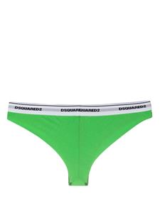 DSQUARED2 Slip met logoband - Groen