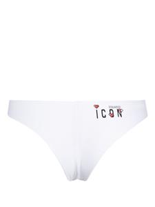 DSQUARED2 Slip met logoprint - Wit