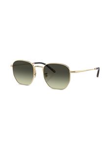 oliverpeoples Oliver Peoples Kierney zonnebril met geometrisch montuur - Goud