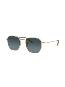 oliverpeoples Oliver Peoples Kierney zonnebril met vierkant montuur - Goud