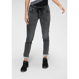 KangaROOS Jogpants in denim-look met elastische boord