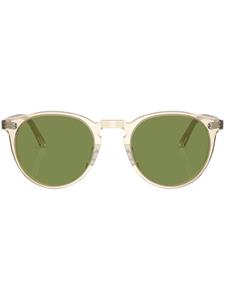 oliverpeoples Oliver Peoples O'Malley zonnebril met rond montuur - Geel