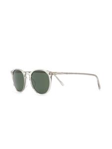 oliverpeoples Oliver Peoples Zonnebril met rond montuur - Grijs