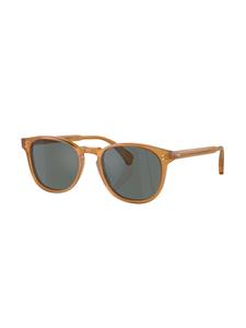 oliverpeoples Oliver Peoples Finley Esq. zonnebril met rond montuur - Bruin