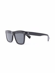 oliverpeoples Oliver Peoples Zonnebril met rechthoekig montuur - Zwart