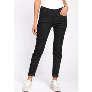 GANG 5-pocket jeans 94AMELIE van sweatdenim met schuine diep zittende achterzakken