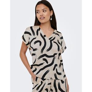 JDY Bedrukte blouse met korte mouwen