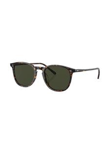 oliverpeoples Oliver Peoples Finley zonnebril met rond montuur - Groen