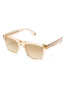 oliverpeoples Oliver Peoples Zonnebril met vierkant montuur - Geel