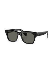 oliverpeoples Oliver Peoples Birell zonnebril met vierkant montuur - Zwart