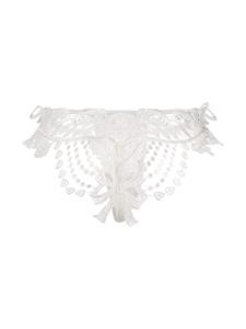 belleetbonbon Belle Et Bon Bon String met kanten detail - Wit
