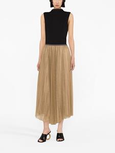 fabianafilippi Fabiana Filippi Midi-plooirok - Bruin