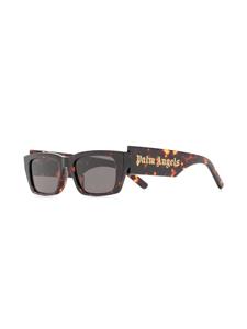 palmangelseyewear Palm Angels Eyewear Zonnebril met vierkant montuur - Bruin