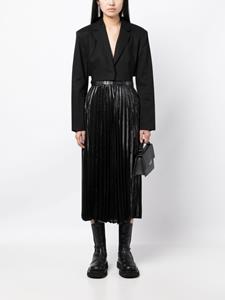 Junya Watanabe High waist midi-plooirok - Zwart