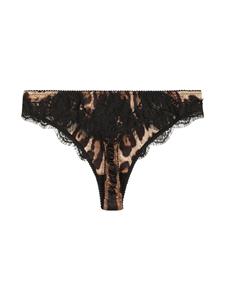 dolce&gabbana Dolce & Gabbana String met luipaardprint - Bruin