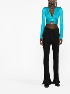 Versace Cropped hoodie - Blauw
