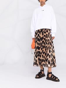 MSGM Hoodie met logoprint - Wit