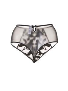 fleurdumal Fleur Du Mal Lily high waist string met borduurwerk - Zwart