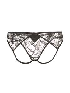 fleurdumal Fleur Du Mal Slip met kant - Zwart