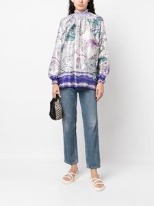 f.r.sforrestlesssleepers F.R.S For Restless Sleepers Zijden blouse - Paars