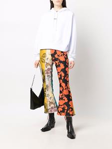 MSGM Cropped hoodie - Wit