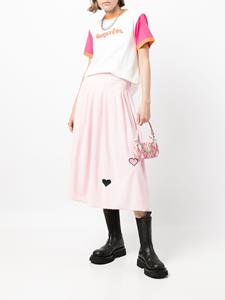 natashazinko Natasha Zinko Plooirok met hartprint - Roze