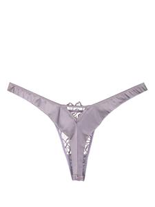 fleurdumal Fleur Du Mal Whitney string met borduurwerk - Paars