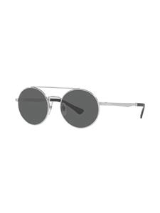 Persol PO2496S zonnebril met dubbele neusbrug - Zilver