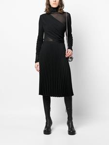 VETEMENTS Midi-plooirok - Zwart