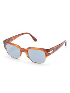 Persol Zonnebril met rechthoekig montuur - Bruin