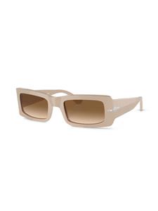 Persol Francis zonnebril met rechthoekig montuur - Bruin