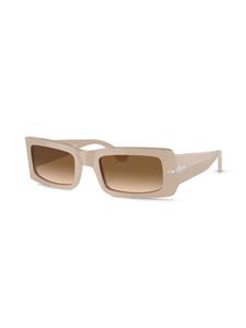 Persol Francis zonnebril met rechthoekig montuur - Beige