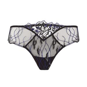 Lise Charmel Lingerie Nuits Chics String blauw/zilver ACH0035