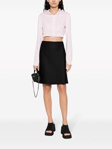 Courrèges Cropped hoodie - Roze