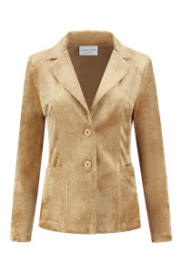 Helena Hart Velours kort uni 7424uni camel