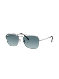 Ray-Ban New Caravan zonnebril met vierkant montuur - Zilver
