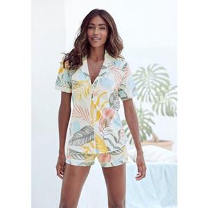 Vivance Dreams Shortama met bloemenprint (2-delig, 1 stuk)