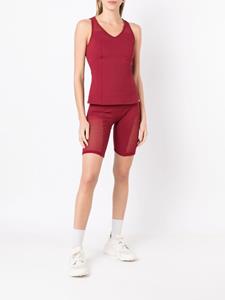 amirslamagym AMIR SLAMA GYM Tanktop met mesh vlakken - Rood
